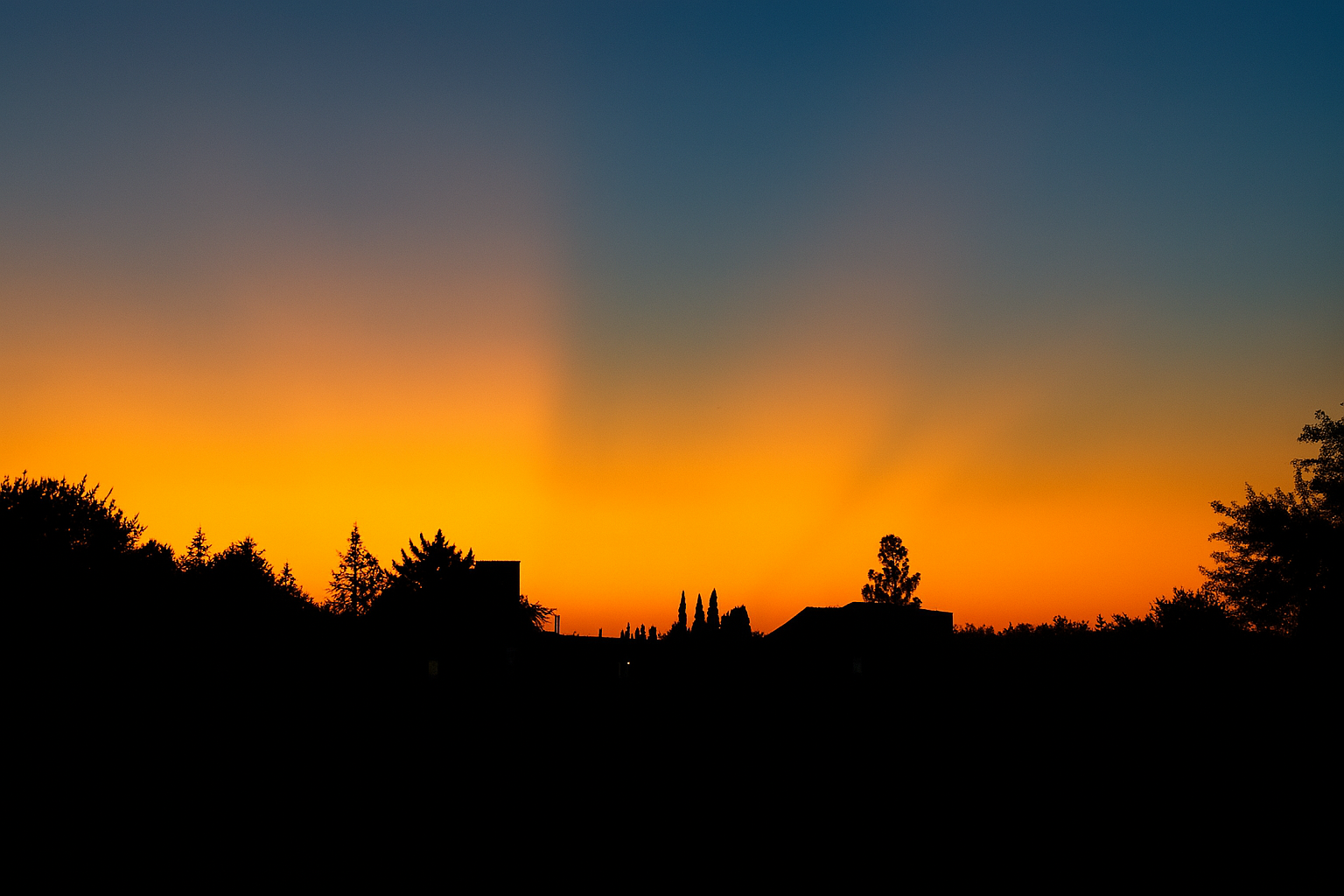 Atardeceres desde la casa